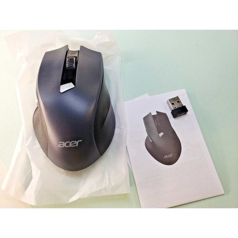 Acer Wireless Mouse for Laptop, 2.4GHz Computer Mouse 3 Adjustable DPI Office...
